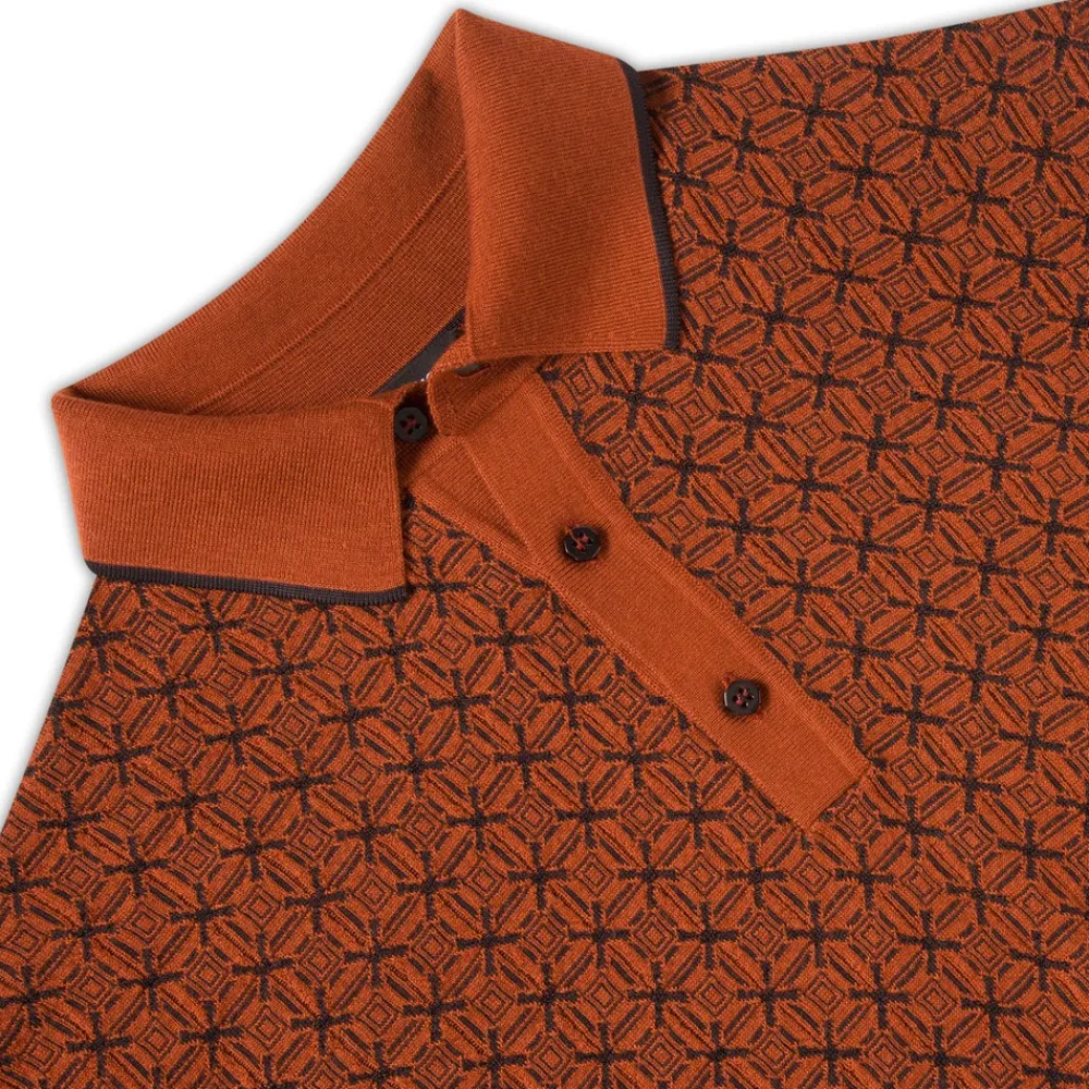 Discount Three Button Polo Mens Knitwear