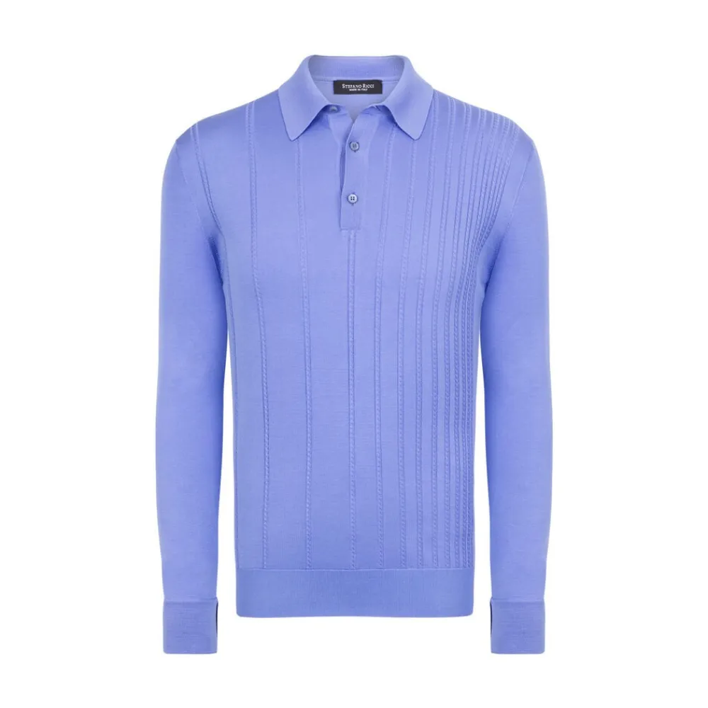 New Three Button Polo Mens Knitwear