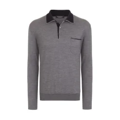 Cheap Three Button Polo Mens Knitwear