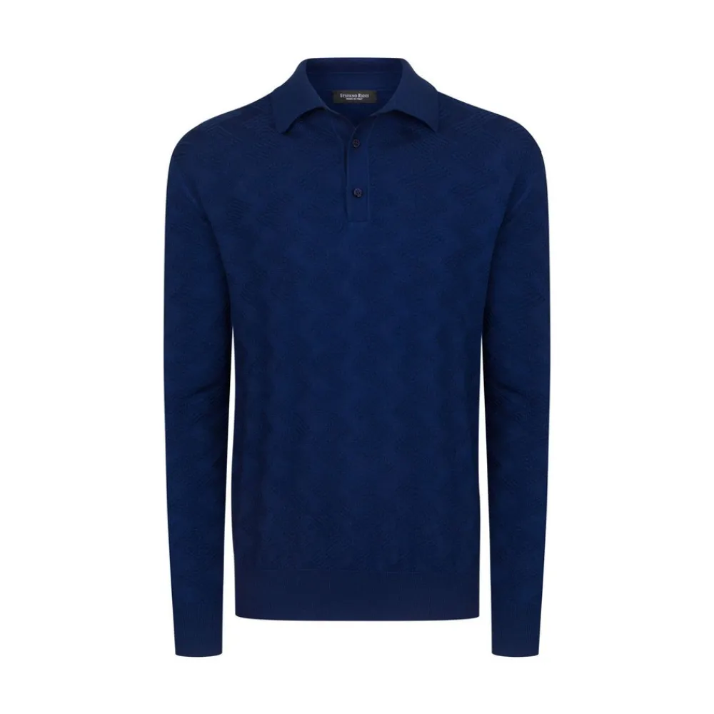 New Three Button Polo Mens Knitwear