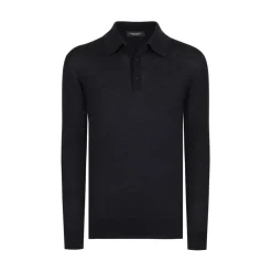 Store Three Button Polo Mens Knitwear