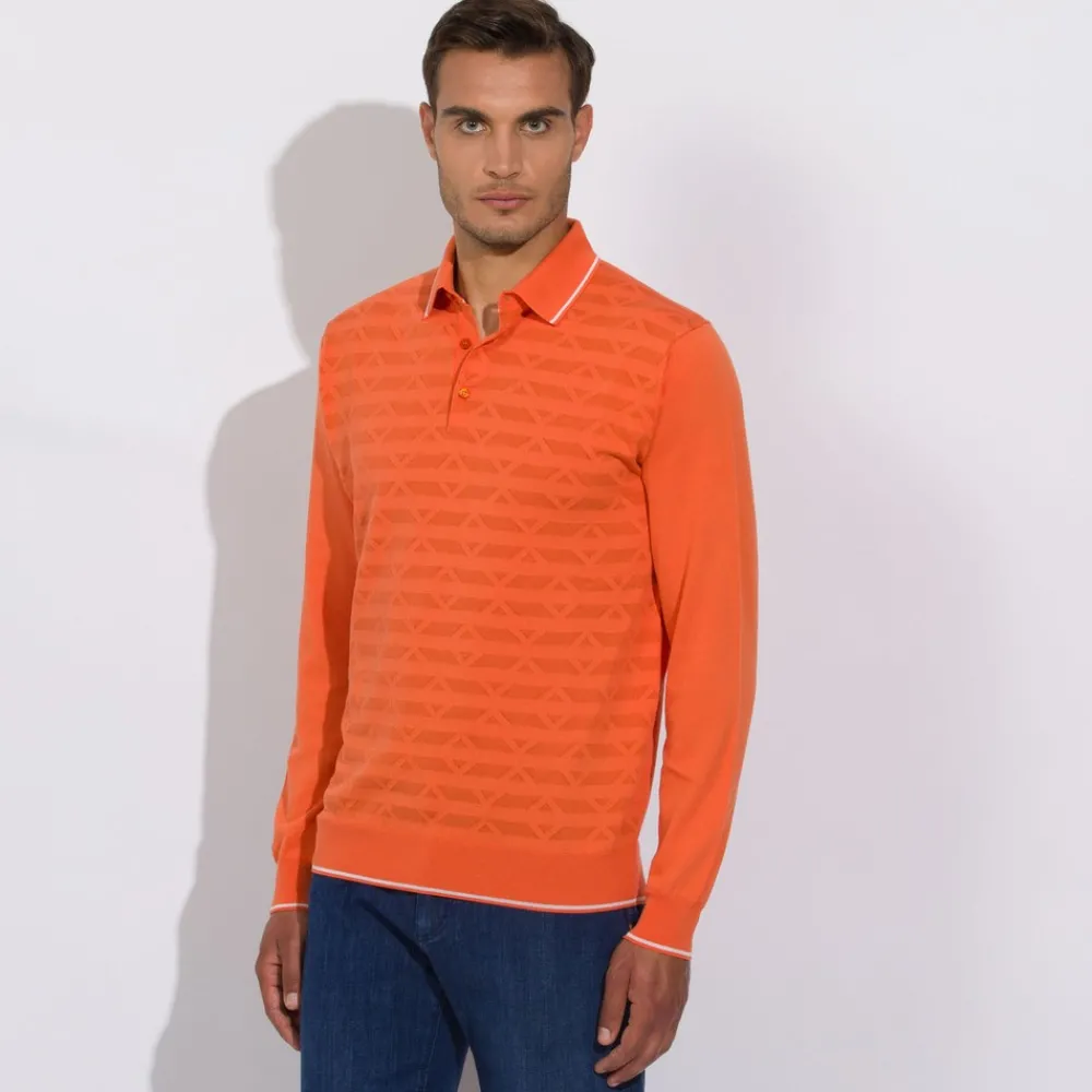 Sale Three Button Polo Mens Knitwear