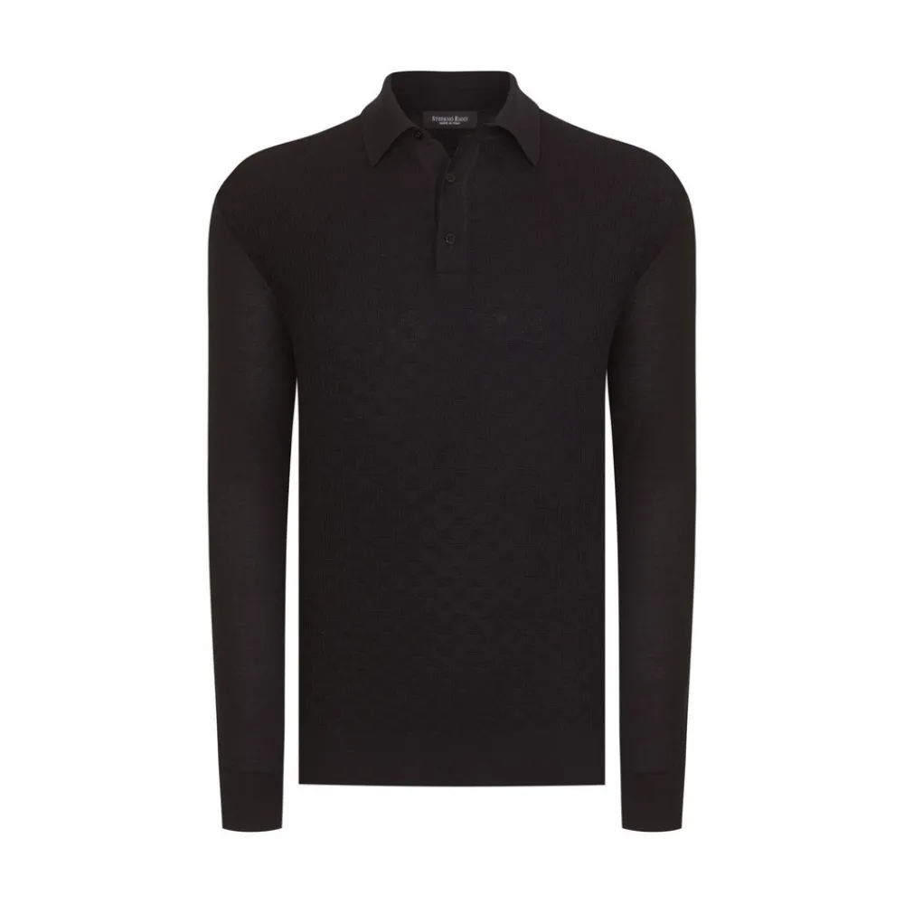 Hot Three Button Polo Mens Knitwear