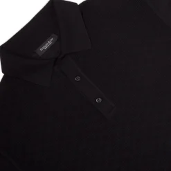 Hot Three Button Polo Mens Knitwear