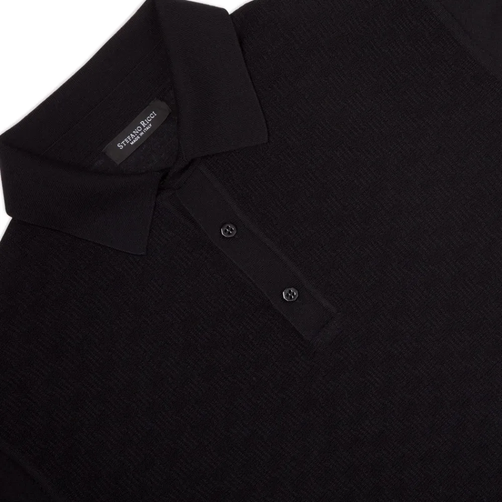 Hot Three Button Polo Mens Knitwear