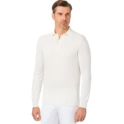 Outlet Three Button Polo With Crocodile Leather Inserts Mens Last Sizes