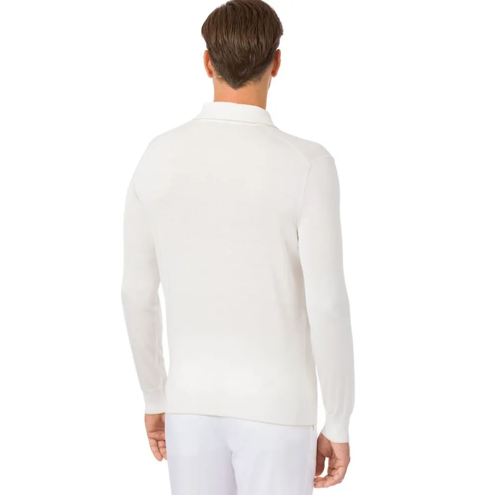 Outlet Three Button Polo With Crocodile Leather Inserts Mens Last Sizes