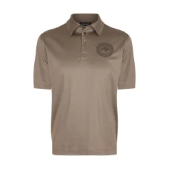 Store Three-Button Polo Mens Knitwear
