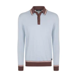 Outlet Three-Button Polo Shirt Mens Knitwear