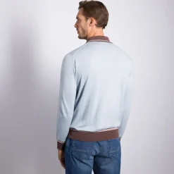 Outlet Three-Button Polo Shirt Mens Knitwear