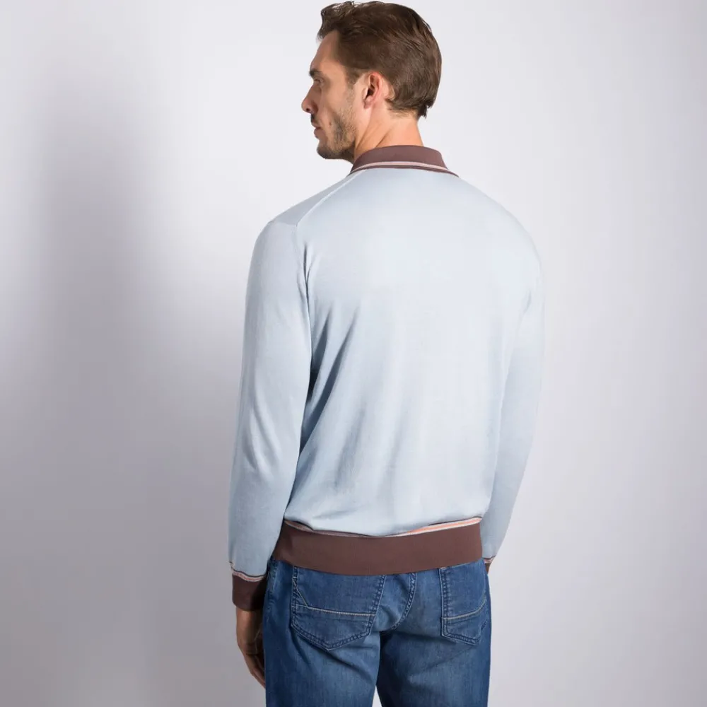 Outlet Three-Button Polo Shirt Mens Knitwear