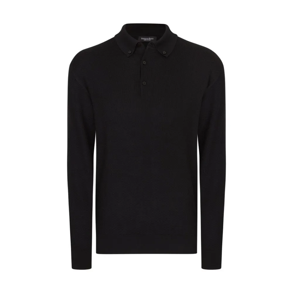 Hot Three-Button Polo Shirt Mens Knitwear