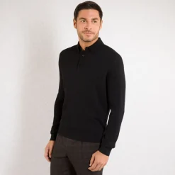 Hot Three-Button Polo Shirt Mens Knitwear
