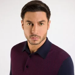 Best Sale Three-Button Polo Shirt Mens Knitwear