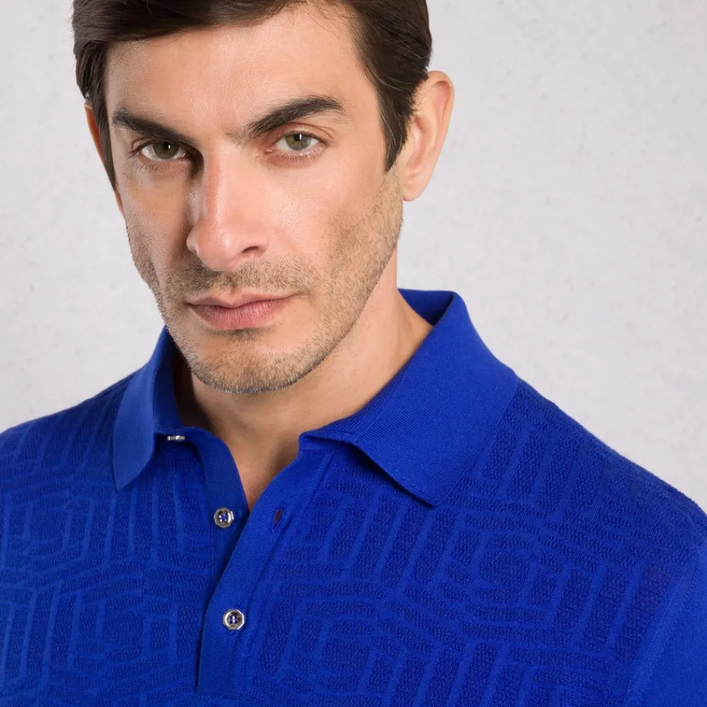New Three-Button Polo Shirt Mens Knitwear
