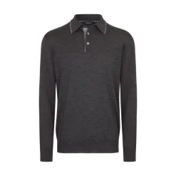 New Three-Button Polo Shirt Mens Knitwear