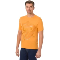 Hot T-Shirt With Chinese Dragon And Swarovski Details Mens T-Shirts