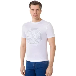 Fashion T-Shirt With Octagonal Sr Logo Mens Last Sizes