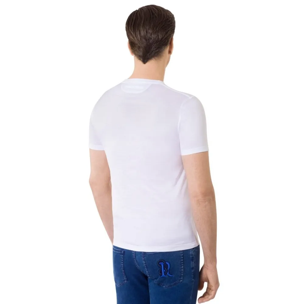 Fashion T-Shirt With Octagonal Sr Logo Mens Last Sizes