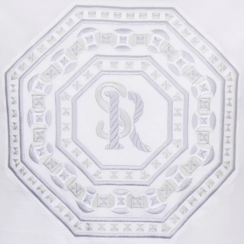 Fashion T-Shirt With Octagonal Sr Logo Mens Last Sizes