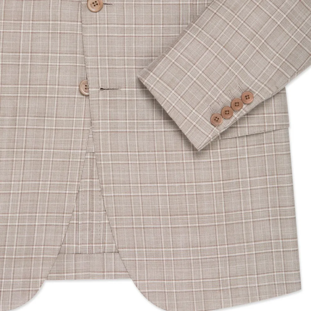 Fashion Two Button Deconstructed Jacket Mens Jackets
