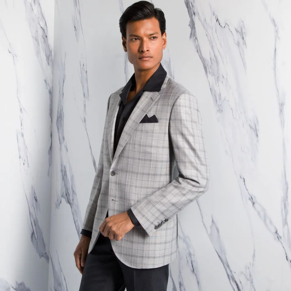 Best Sale Two Button Deconstructed Jacket Mens Jackets