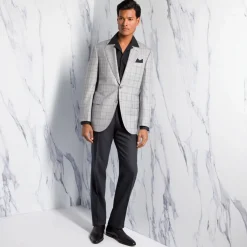 Best Sale Two Button Deconstructed Jacket Mens Jackets