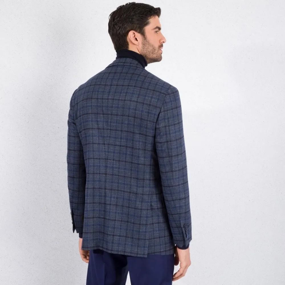 Cheap Two Button Deconstructed Jacket Mens Jackets