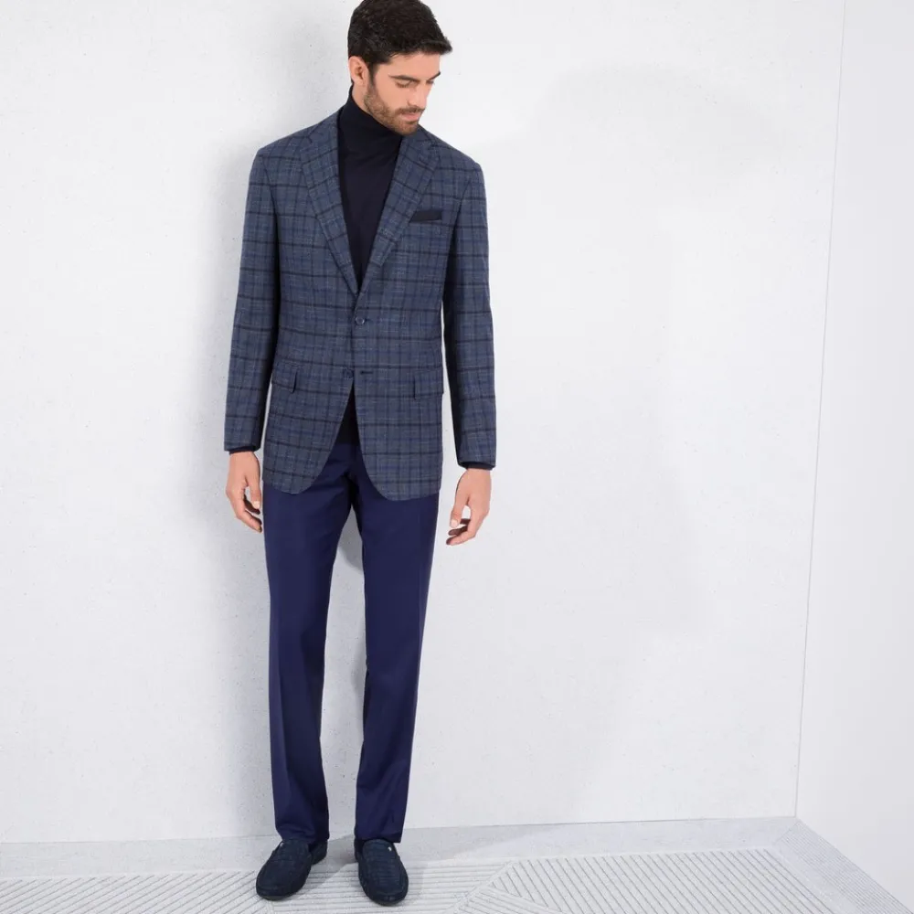 Cheap Two Button Deconstructed Jacket Mens Jackets