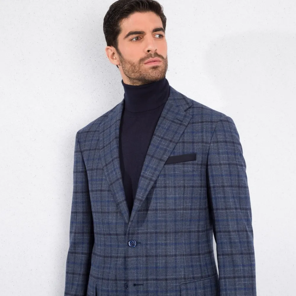 Cheap Two Button Deconstructed Jacket Mens Jackets