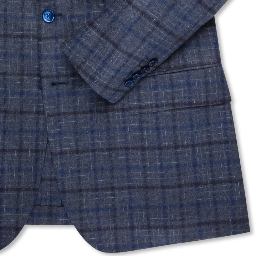 Cheap Two Button Deconstructed Jacket Mens Jackets