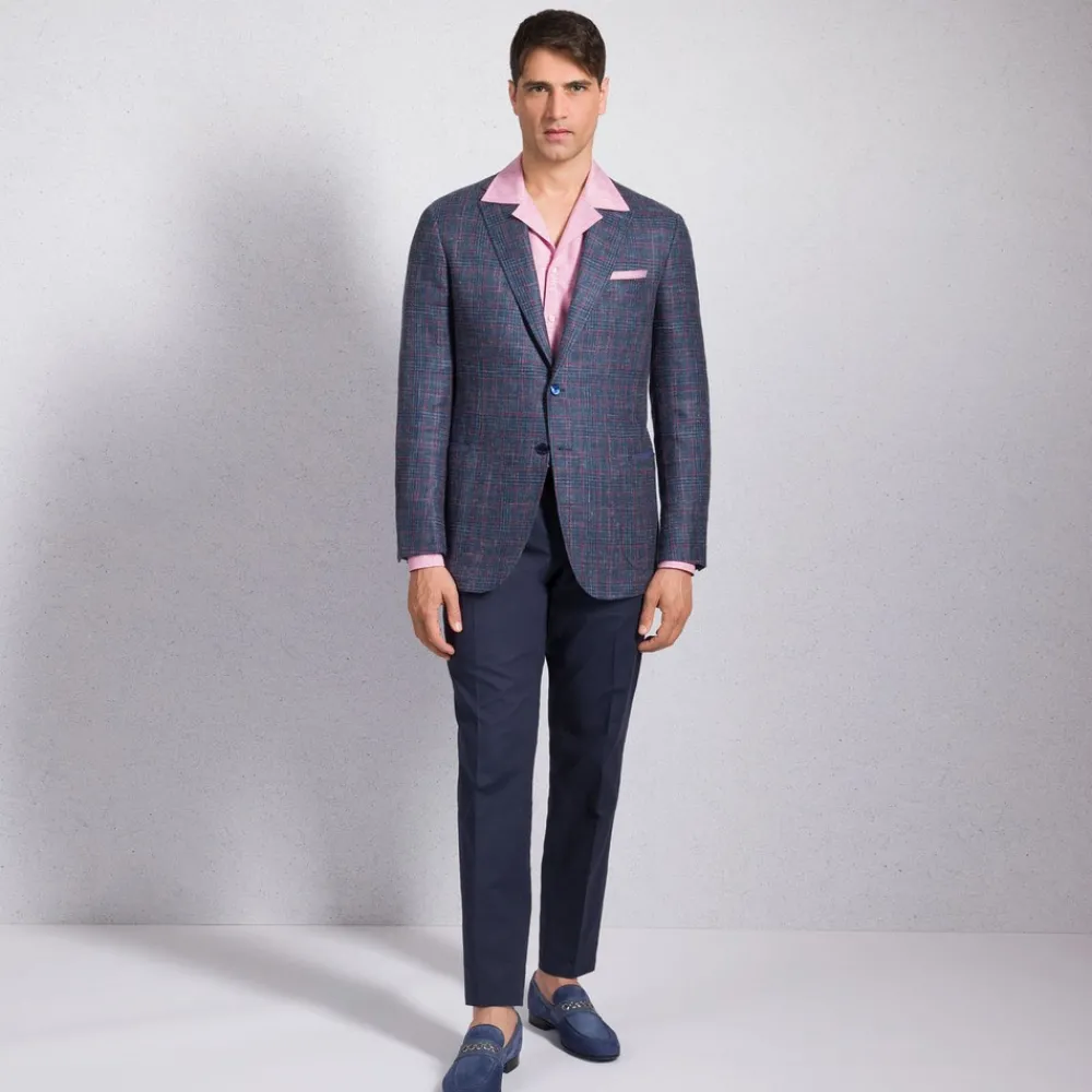 Cheap Two-Button Deconstructed Jacket Mens Jackets