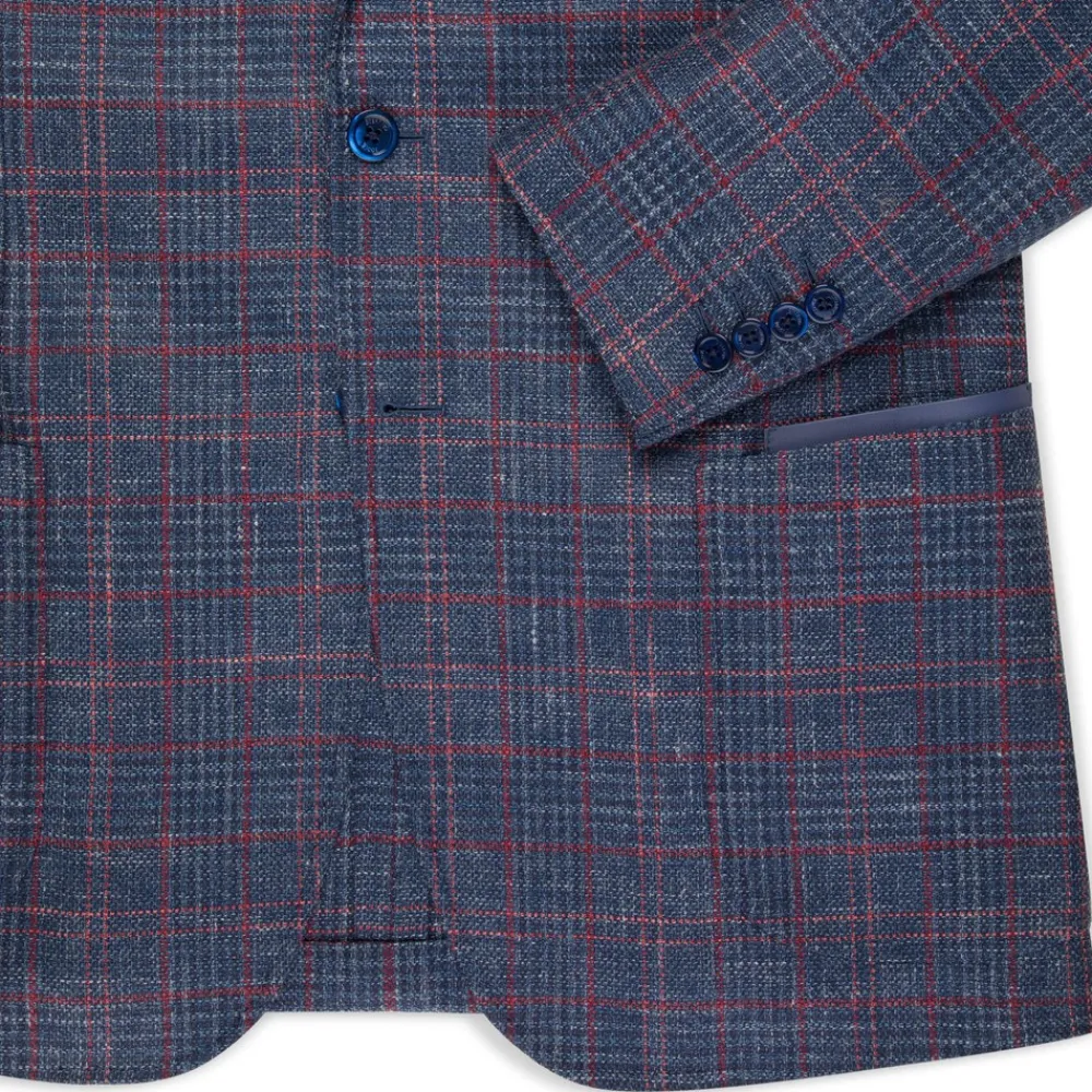 Cheap Two-Button Deconstructed Jacket Mens Jackets