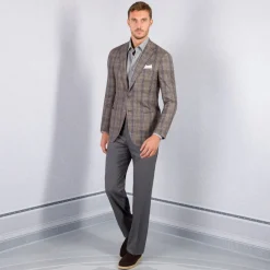 Cheap Two-Button Deconstructed Jacket Mens Jackets