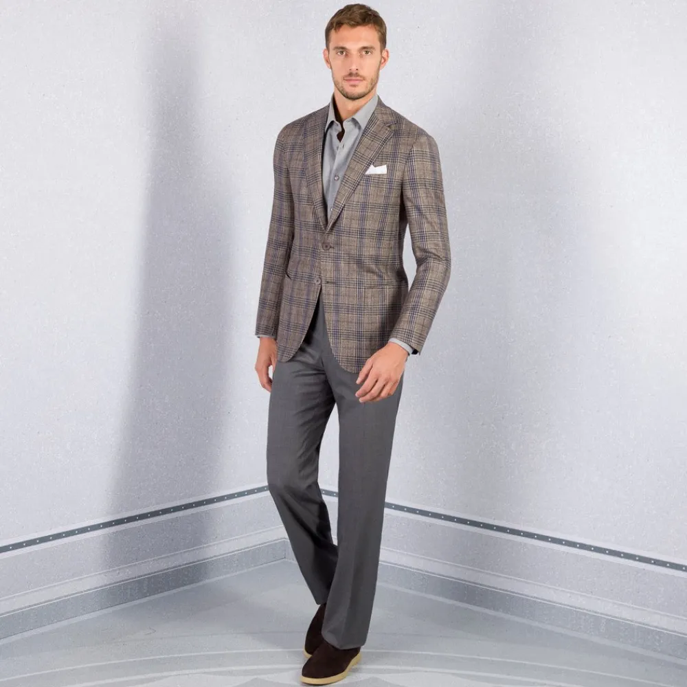 Cheap Two-Button Deconstructed Jacket Mens Jackets