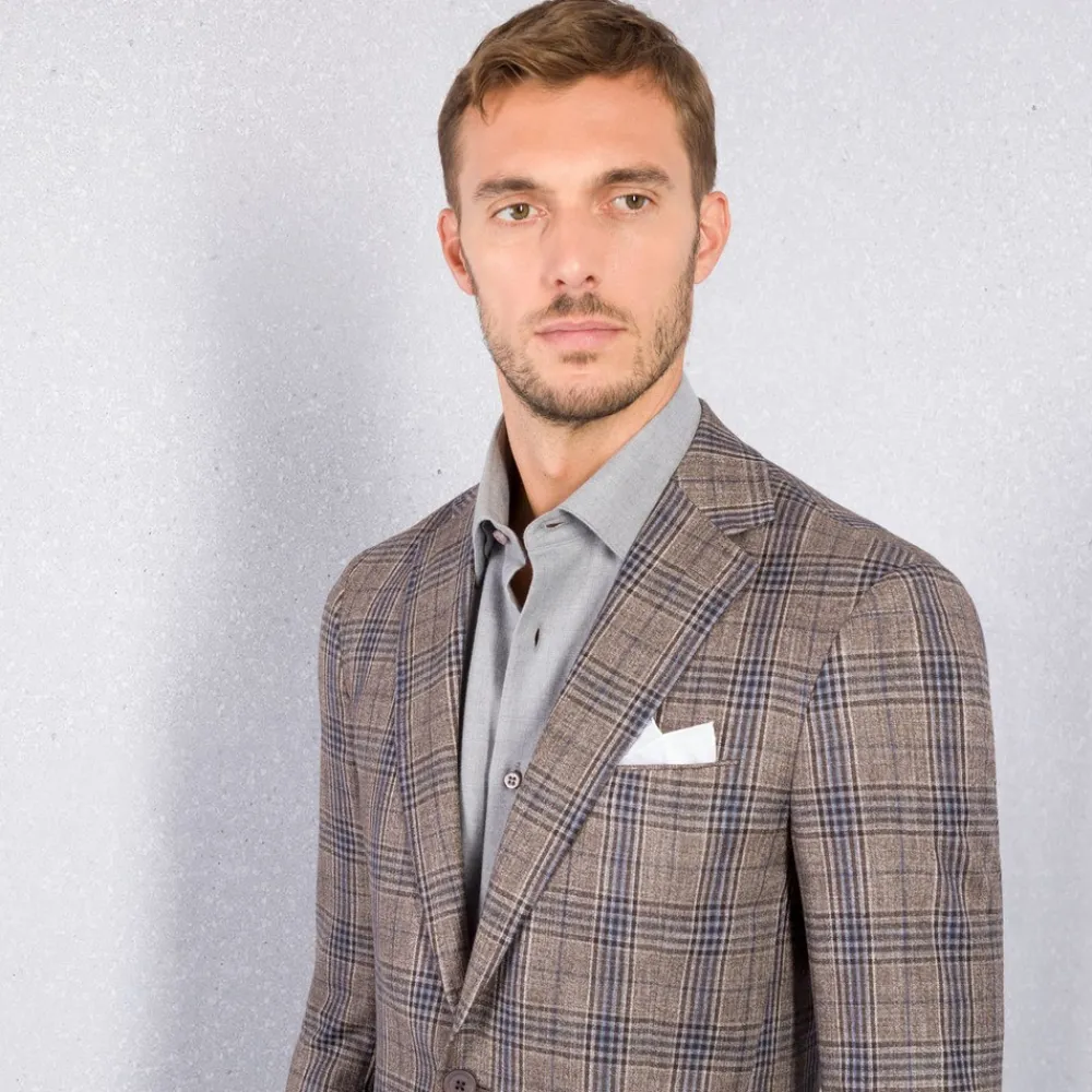 Cheap Two-Button Deconstructed Jacket Mens Jackets