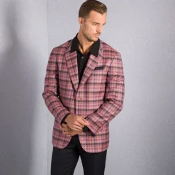 Online Two-Button Deconstructed Jacket Mens Jackets
