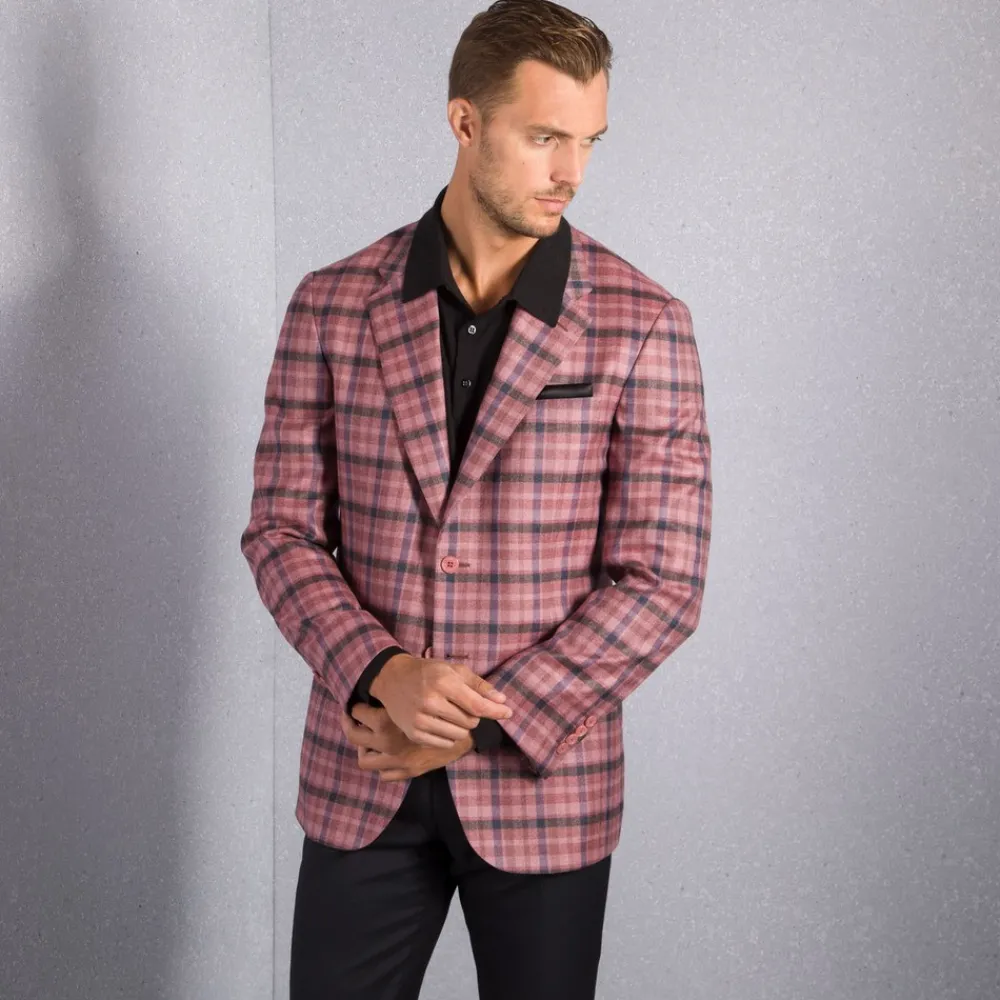 Online Two-Button Deconstructed Jacket Mens Jackets