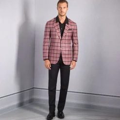 Online Two-Button Deconstructed Jacket Mens Jackets