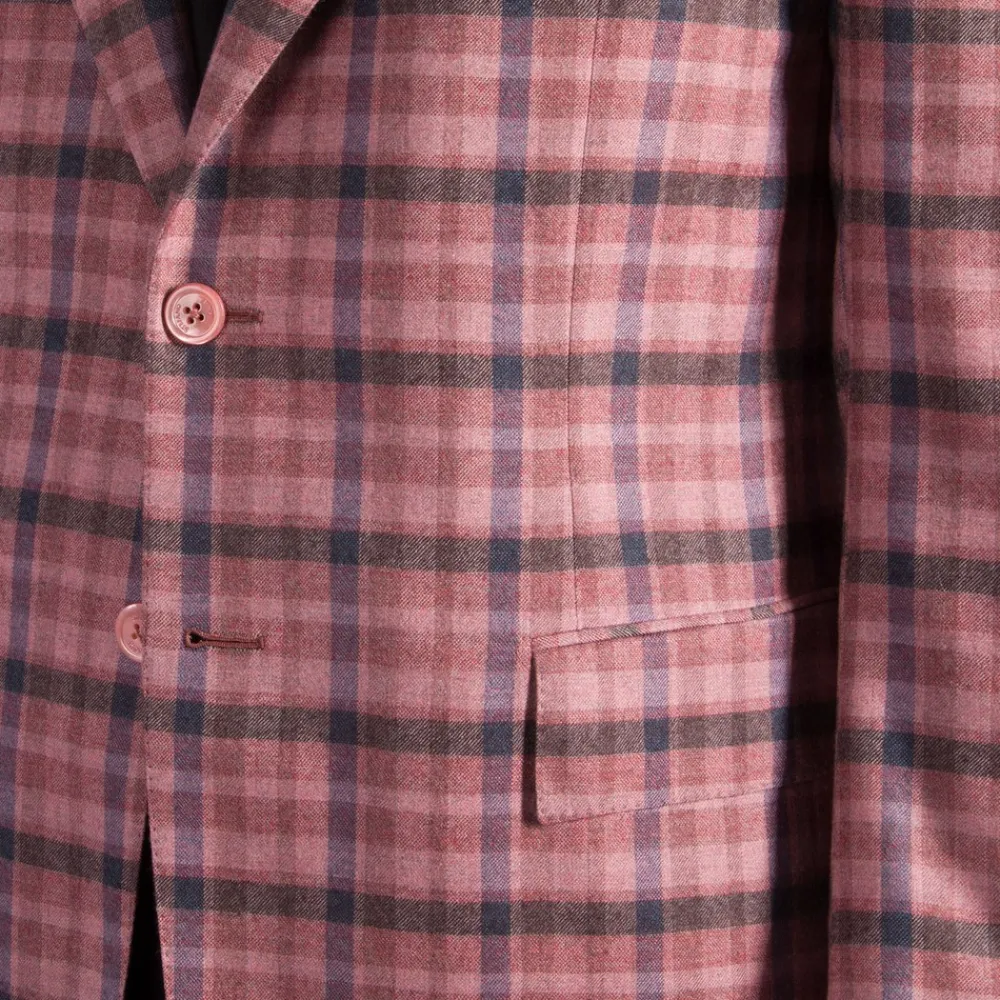 Online Two-Button Deconstructed Jacket Mens Jackets