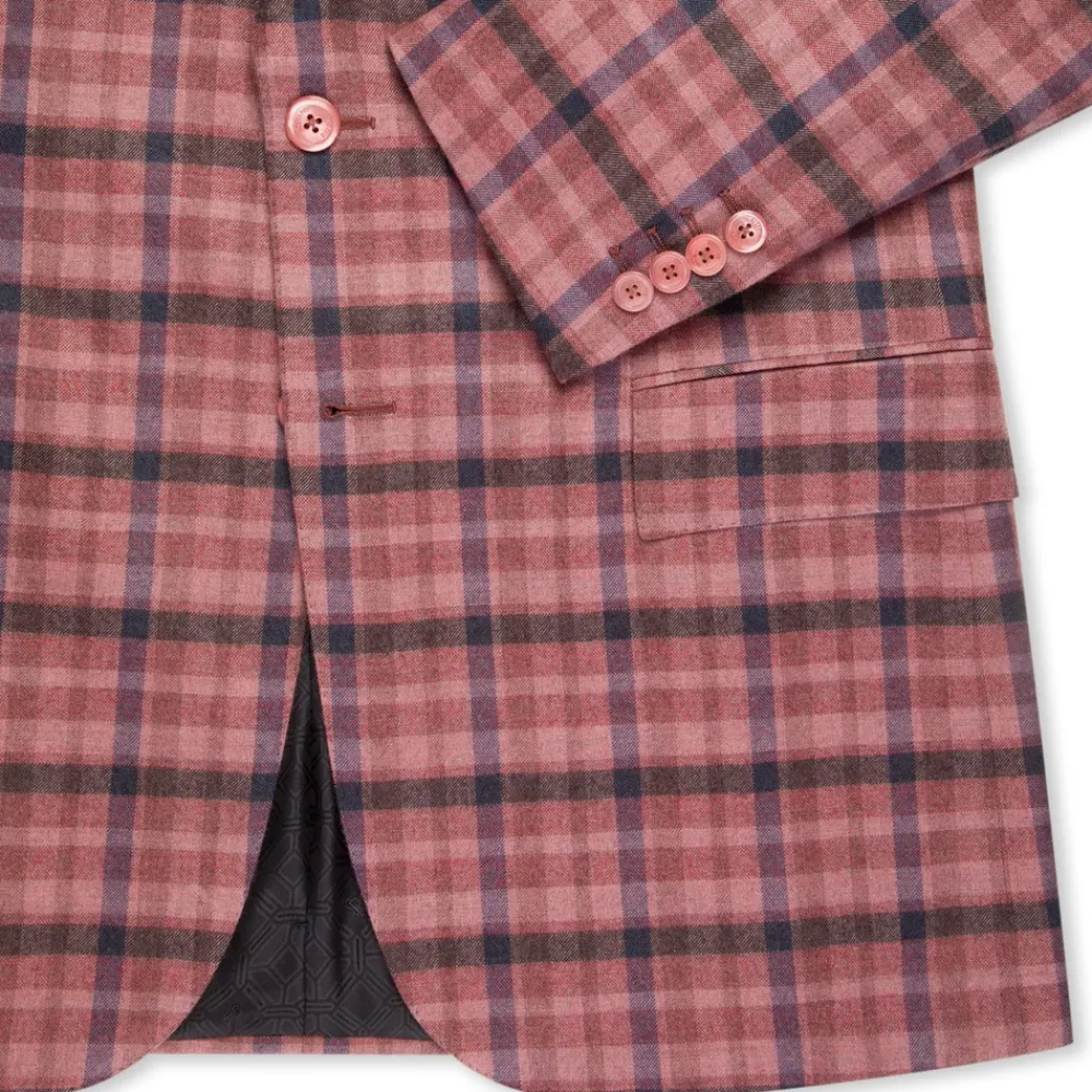 Online Two-Button Deconstructed Jacket Mens Jackets