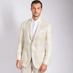 Cheap Two-Button Deconstructed Jacket Mens Jackets