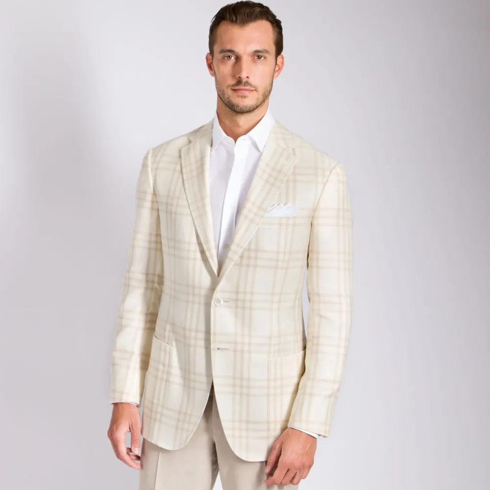Cheap Two-Button Deconstructed Jacket Mens Jackets