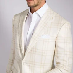 Cheap Two-Button Deconstructed Jacket Mens Jackets
