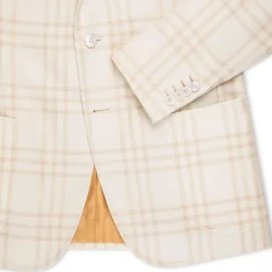 Cheap Two-Button Deconstructed Jacket Mens Jackets