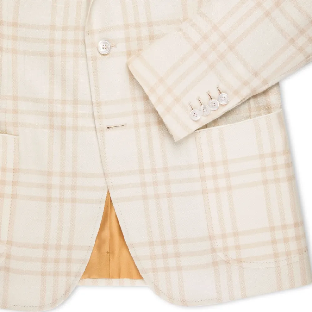 Cheap Two-Button Deconstructed Jacket Mens Jackets