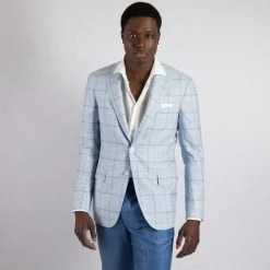 Cheap Two-Button Deconstructed Jacket Mens Jackets