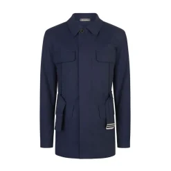 Clearance Virgin Wool And Napa Field Jacket Mens Outerwear