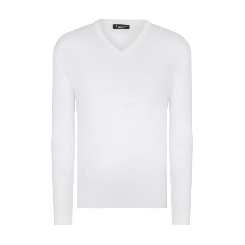 New V-Neck Sweater Mens Knitwear
