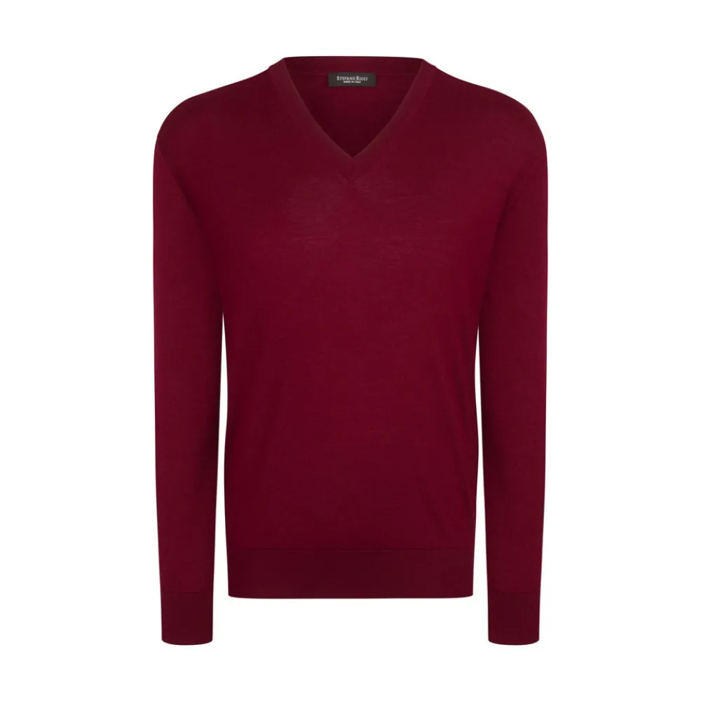 Sale V-Neck Sweatshirt Mens Knitwear